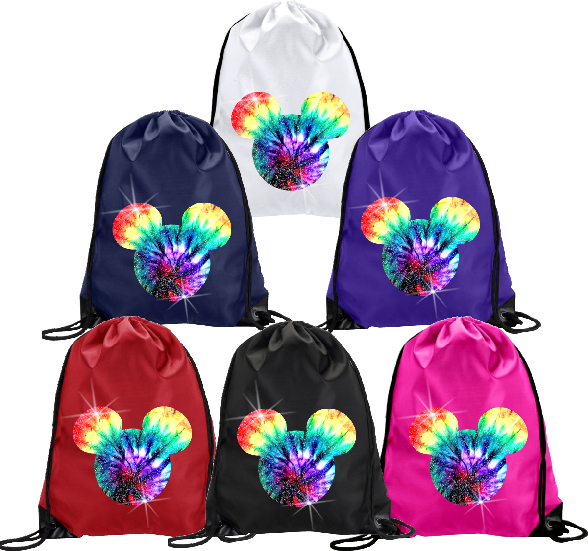 Mickey mouse top glitter backpack