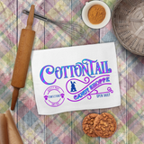 Easter Towels/ Cottontail Candy Shoppe Easter Bunny Waffle Weave Kitchen Dish Towel Decoration Gift