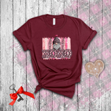 Valentine Shirts/ Cute Love Gnome With Polkadot Hat On XOXO Marquee Letter Lights T Shirts