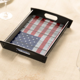 Flag Stars And Stripes Serving Tray Gift/ Patriotic 4th Of July Independence Day Coffee Table/ Cookie Tray