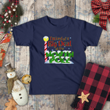 Christmas Children Toddler Shirts/ I'm Kind Of A Big Deal At The North Pole Kids Holiday Toddler T-Shirts