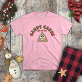 Christmas Children Shirts/ Candy Canes Red, Green Stripe Emoji Poop Funny Holiday Kids T-Shirts