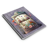 Apothecary Journal/ Gothic Mystical Floral Apothecary Cabinet Notebook/ Diary Gift