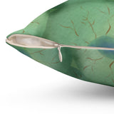 Halloween Throw Pillow/ Gouls Creepy Eyeballs In Liquid With Red And Black Drips Decor