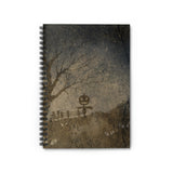 Halloween Journal/ Spooky Farm Scarecrow And Boo Eyes Notebook/ Diary Gift