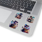 Halloween Stickers/ Witches And Books Fantasy Collection Laptop Decal, Planner, Journal Vinyl Sticker Pack