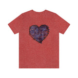 Valentine Shirts/ Distressed Purple Gothic Ephemera Journal Heart With Barbed Wire Frame T shirts