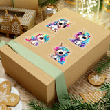 Baby Cute Unicorn Stickers/ Rainbow Neon Pastel Kawaii Chibi Baby Unicorn Collection A Laptop Decal, Planner, Journal Vinyl Stickers