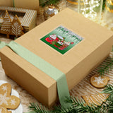 Christmas Stickers/ Holiday Coffee Whipped Cream Glam Laptop Decal, Planner, Journal Vinyl Stickers