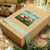 Christmas Stickers/ Holiday Coffee Whipped Cream Glam Laptop Decal, Planner, Journal Vinyl Stickers