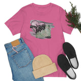 Valentine Shirts/ Gothic Pink Stitches Skeleton Heart Junk Journal Post Card T shirts