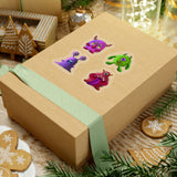 Halloween Stickers/ Silly Fuzzy Monster Collection Laptop Decal, Planner, Journal Vinyl Sticker Pack