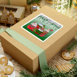 Christmas Stickers/ Holiday Coffee Whipped Cream Glam Laptop Decal, Planner, Journal Vinyl Stickers