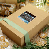 Christmas Stickers/ Holiday Frosty’s Ice Cream Shoppe Laptop Decal, Planner, Journal Vinyl Stickers