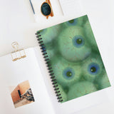 Halloween Journal/ Creepy Eyeballs Floating In Laboratory Liquid Notebook/ Diary Gift