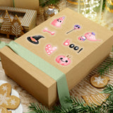 Halloween Stickers/ Pink Ghosts Trick Or Treat Collection B Laptop Decal, Planner, Journal Vinyl Sticker Pack