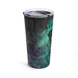 Pirate Sugar Skull Stainless Steel 20oz Tumbler/ Gothic Grunge Live Fast Die Pretty Travel Mug Gift