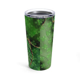 St. Patrick's Day Zebra Glam Irish Shamrocks 20oz Tumbler/ Travel Mug