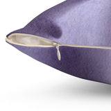 Halloween Creepy Purple And Gray Shadow Alien Ghost Hand With Glitter Imaged Black Drips