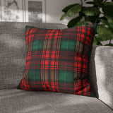 Christmas Pillow Cover/ Red And Green Tartan Plaid Classic Holiday  Décor