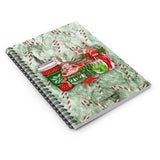 Christmas Journal/ Holiday Candy Cane And Marshmallows Coffee And Cocktails Notebook/ Diary Gift