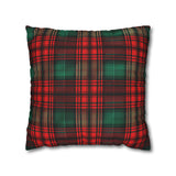 Christmas Pillow Cover/ Red And Green Tartan Plaid Classic Holiday  Décor
