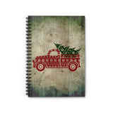 Christmas Journal/ Vintage Tree Farm Truck Sweater Notebook/ Diary Gift