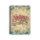 Christmas Journal/ Vintage Holiday Santa Claus North Pole Cookie Company Notebook/ Diary Gift