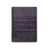 Cirque Du Freak Journal/ Purple Gothic Argyle Vintage Freak Carnival Notebook/ Diary Gift