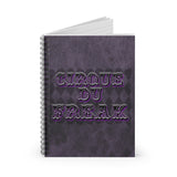 Cirque Du Freak Journal/ Purple Gothic Argyle Vintage Freak Carnival Notebook/ Diary Gift