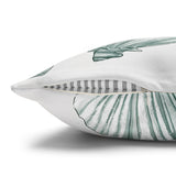 Creamy Natural Taupe And Blue Watercolor Seashells, Morning Blue Coastal Collection, Beach Pillow Cover