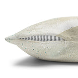 Sea Shore Sand Speckled Aqua And Seafoam Green Coastal Pillow Cover