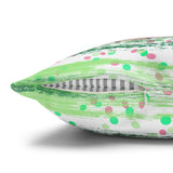 Watermelon Throw Pillow Cover/ Watercolor Watermelon Slices Paint Brush Strokes Summer Décor