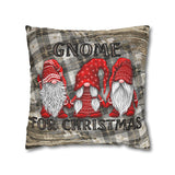 Christmas Pillow Cover/ Gnome For Christmas Red Sweater Plaid Rustic Country Farmhouse Holiday Décor