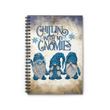 Christmas Journal/ Blue Sweater Gnomes Chillin With My Gnomies Notebook/ Diary Gift