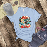 Calm Down We'll Make It Look Like An Accident T-Shirt,  Funny Retro Pinup Novelty Shirt