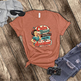 Calm Down We'll Make It Look Like An Accident T-Shirt,  Funny Retro Pinup Novelty Shirt