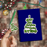 Christmas Stickers/ Funny Grinchy Quote Stop Christmas Laptop Decal, Planner, Journal Vinyl Stickers