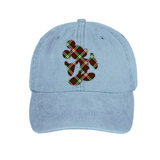 Disney Christmas Plaid Hat/ Mickey Mouse Red And Green Plaid Baseball Hat/ Christmas Holiday Disney Adjustable Cap