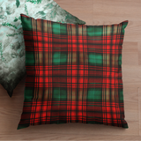 Christmas Pillow Cover/ Red And Green Tartan Plaid Classic Holiday  Décor
