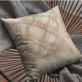 Beach Seashell Design, Sand Color Beach Theme, Throw Pillow Cover, Coastal Home Decor