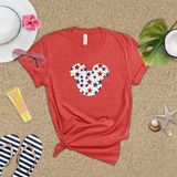 Disney Retro Mickey Head Patriotic Stars America Shirt/ 4th Of July Summer USA 250 Anniversary Tshirt