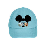 Disney Hat/ Mickey Mouse Sunglasses Hat/ Disney Cinderella’s Castle With Pluto Baseball Hat / Disney Vacation Mickey Silhouette Cap