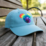 Disney Mickey Mouse Tie Dye Hat/ Mickey Rainbow Retro Summer Baseball Cap