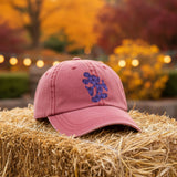 Disney Haunted Mansion Hat/ Mickey Mouse Haunted Mansion Purple Wallpaper Baseball Hat/ Disney Mickey Mouse Adjustable Cap