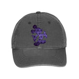 Disney Haunted Mansion Hat/ Mickey Mouse Haunted Mansion Purple Wallpaper Baseball Hat/ Disney Mickey Mouse Adjustable Cap