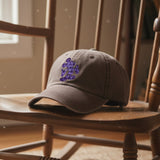 Disney Haunted Mansion Hat/ Mickey Mouse Haunted Mansion Purple Wallpaper Baseball Hat/ Disney Mickey Mouse Adjustable Cap