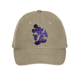Disney Haunted Mansion Hat/ Mickey Mouse Haunted Mansion Purple Wallpaper Baseball Hat/ Disney Mickey Mouse Adjustable Cap