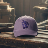 Disney Haunted Mansion Hat/ Mickey Mouse Haunted Mansion Purple Wallpaper Baseball Hat/ Disney Mickey Mouse Adjustable Cap