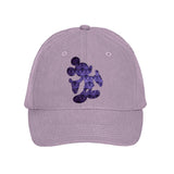 Disney Haunted Mansion Hat/ Mickey Mouse Haunted Mansion Purple Wallpaper Baseball Hat/ Disney Mickey Mouse Adjustable Cap
